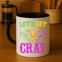 LetS Get Cray Mardi Gras Crawfish Coffee Mug thumb 4