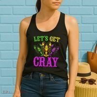 LetS Get Cray Mardi Gras Crawfish Women's Tank Top thumb 2