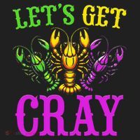 LetS Get Cray Mardi Gras Crawfish Hat thumb 2