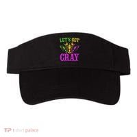 LetS Get Cray Mardi Gras Crawfish Visor thumb 0