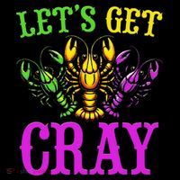 LetS Get Cray Mardi Gras Crawfish Visor thumb 3