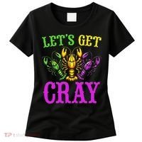 LetS Get Cray Mardi Gras Crawfish Women's T-Shirt thumb 0