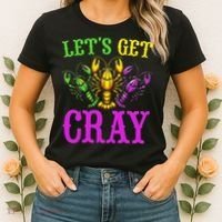 LetS Get Cray Mardi Gras Crawfish Women's T-Shirt thumb 2