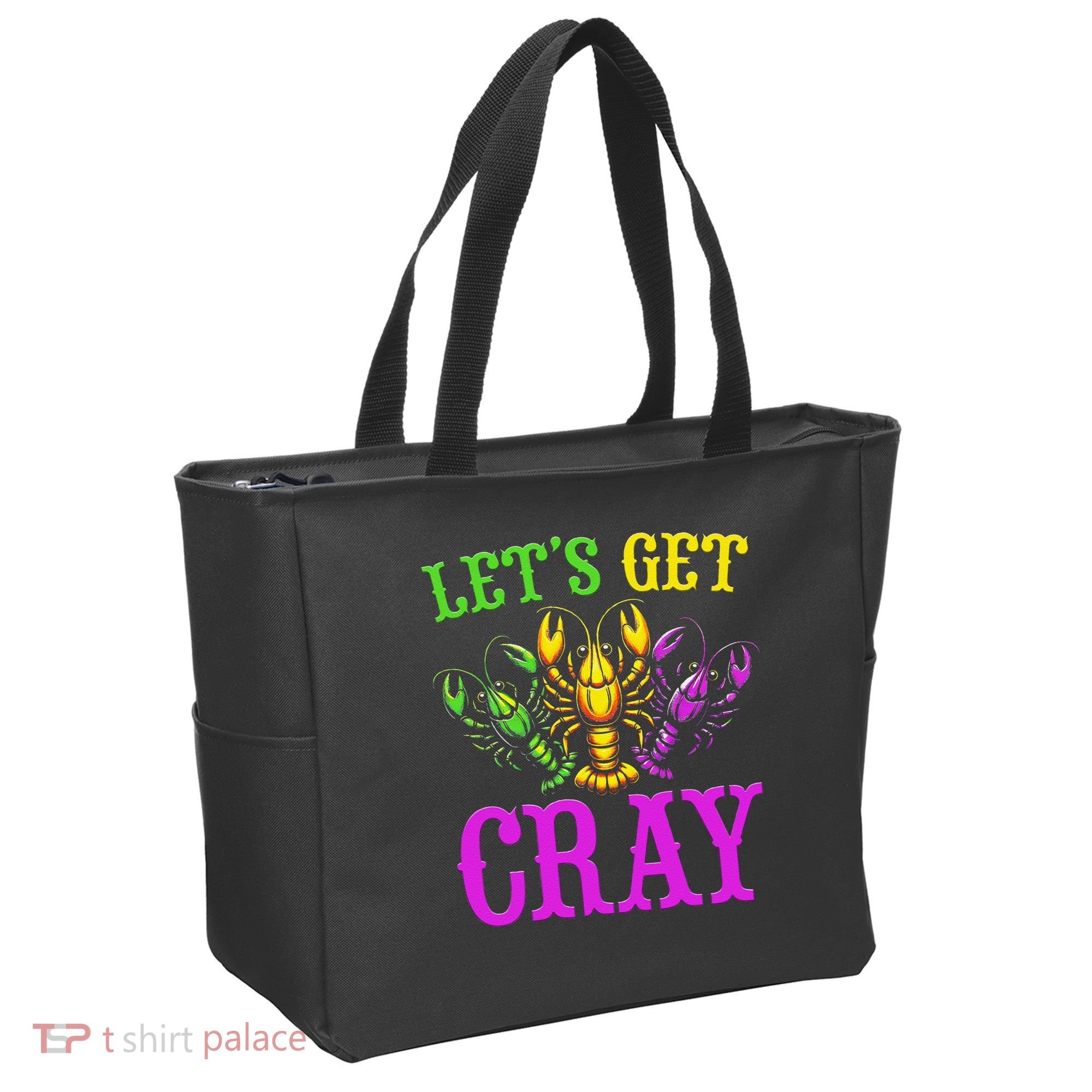 LetS Get Cray Mardi Gras Crawfish Tote Bag
