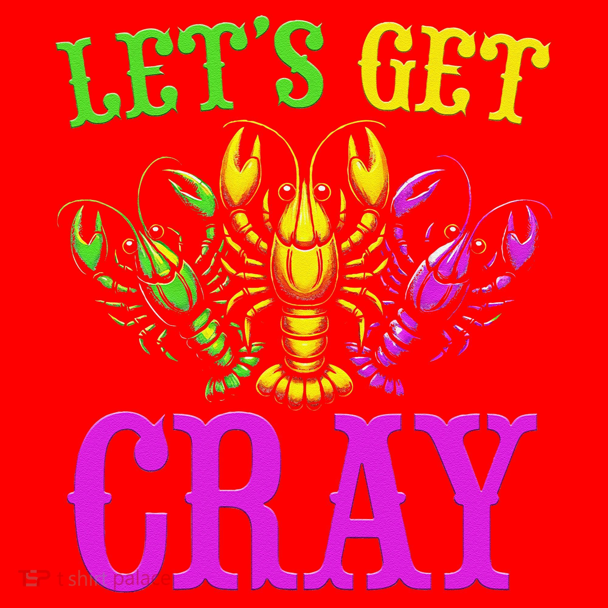 LetS Get Cray Mardi Gras Crawfish Santa Hat