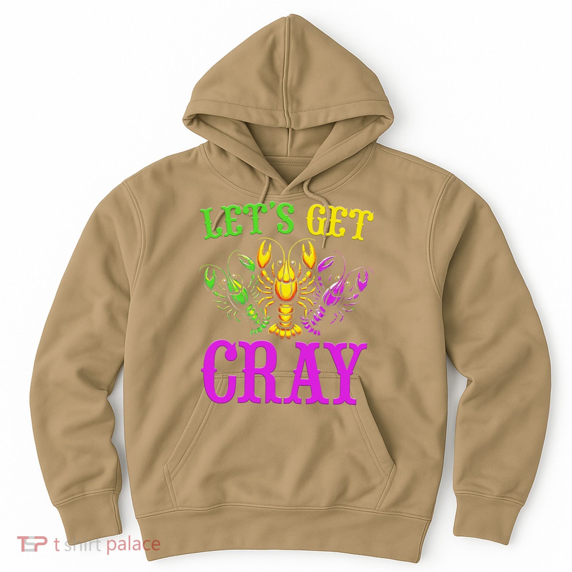LetS Get Cray Mardi Gras Crawfish Hoodie