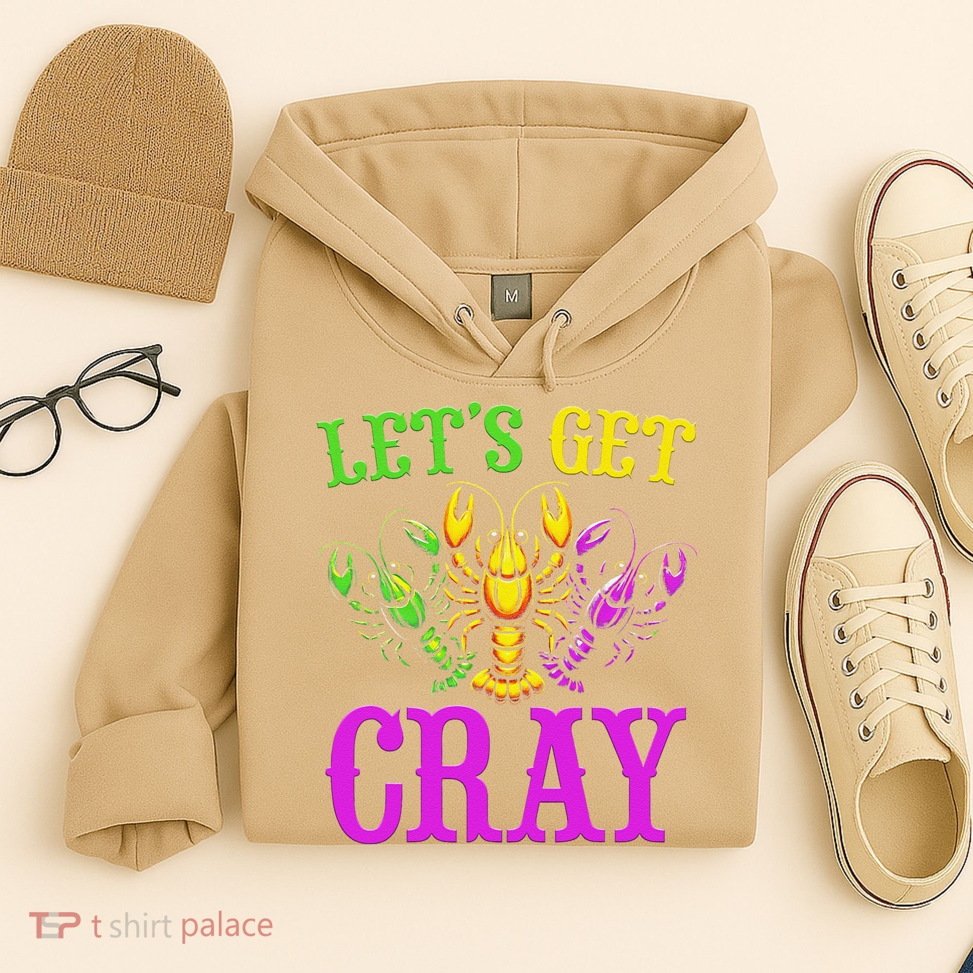 LetS Get Cray Mardi Gras Crawfish Hoodie