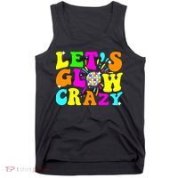 Let's Glowing Crazy In My Glowing Era Team Party Matching  Tank Top thumb 0