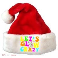 Let's Glowing Crazy In My Glowing Era Team Party Matching  Santa Hat thumb 0