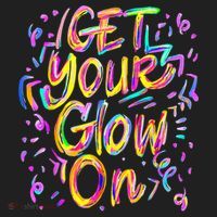 Let's Glow Crazy Glow Party 80s Retro Costume Party Lover Beanie thumb 2