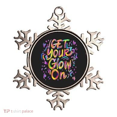 Let's Glow Crazy Glow Party 80s Retro Costume Party Lover Ornament