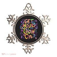 Let's Glow Crazy Glow Party 80s Retro Costume Party Lover Ornament thumb 0