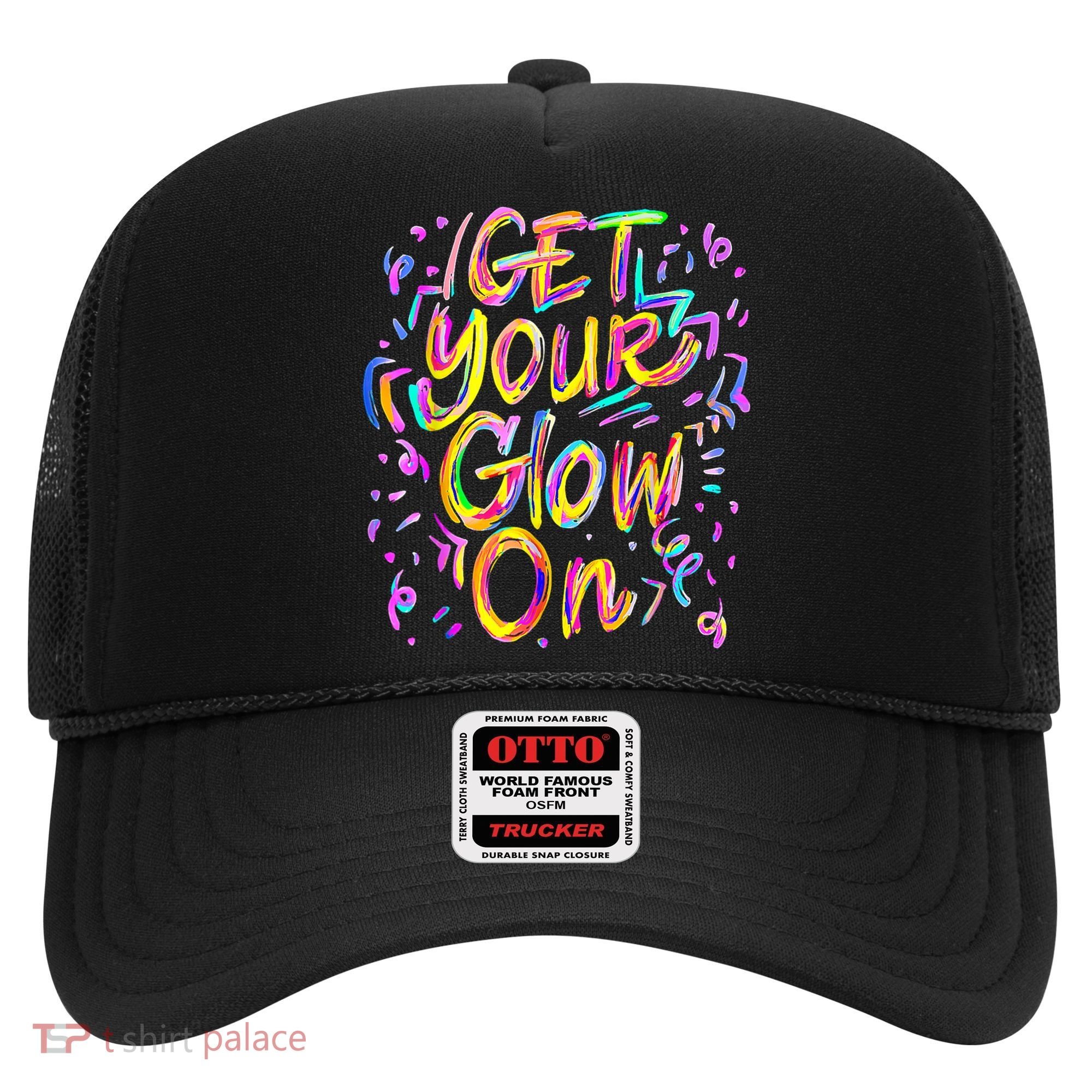 Let's Glow Crazy Glow Party 80s Retro Costume Party Lover Hat