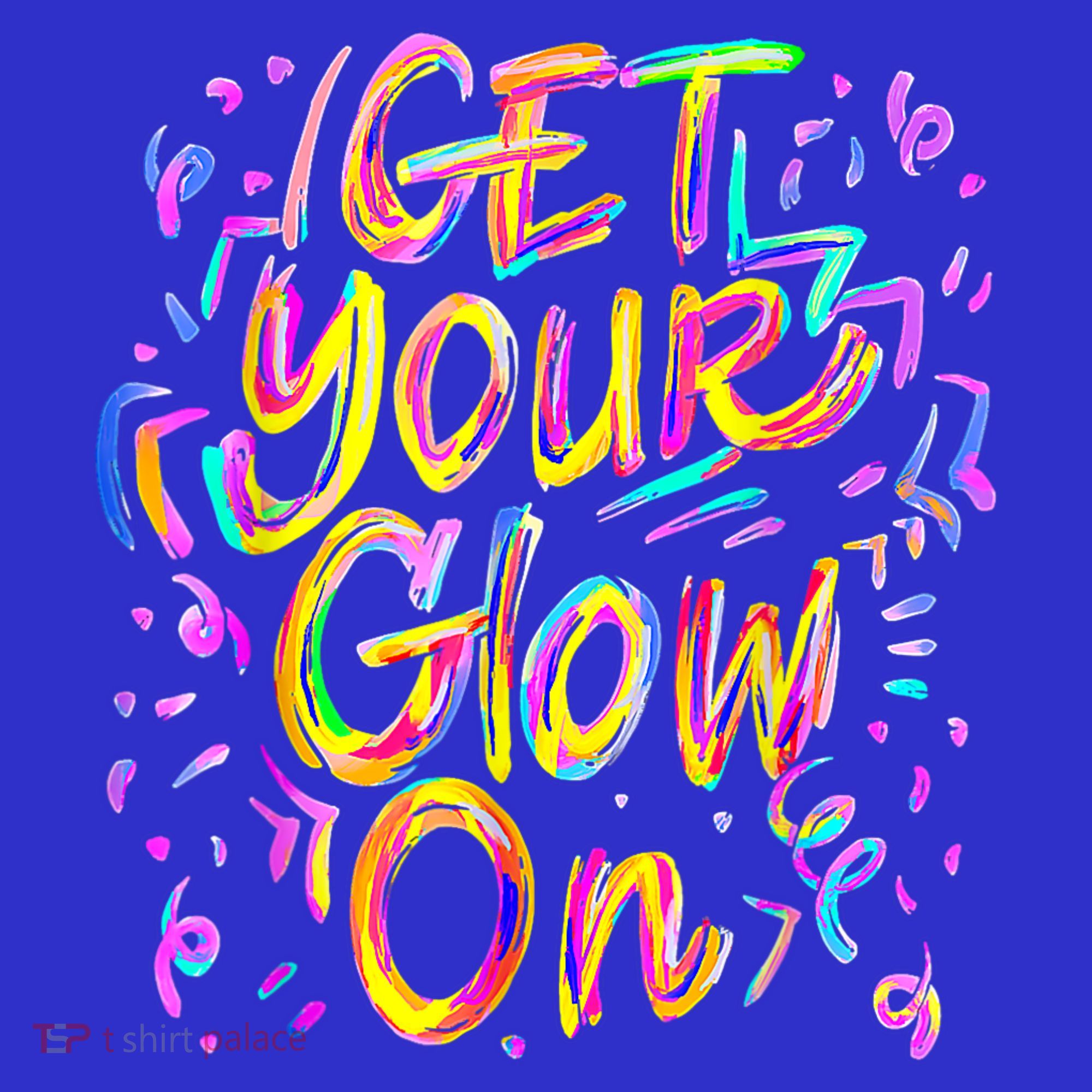 Let's Glow Crazy Glow Party 80s Retro Costume Party Lover Coaster