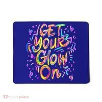 Let's Glow Crazy Glow Party 80s Retro Costume Party Lover Mousepad thumb 0
