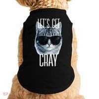Let's Get Cray Funny Cat Meme Doggie Tank thumb 0