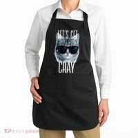 Let's Get Cray Funny Cat Meme Apron thumb 2