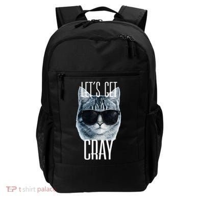 Let's Get Cray Funny Cat Meme Backpack