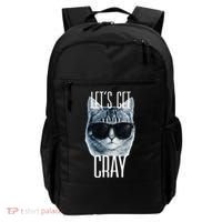 Let's Get Cray Funny Cat Meme Backpack thumb 0