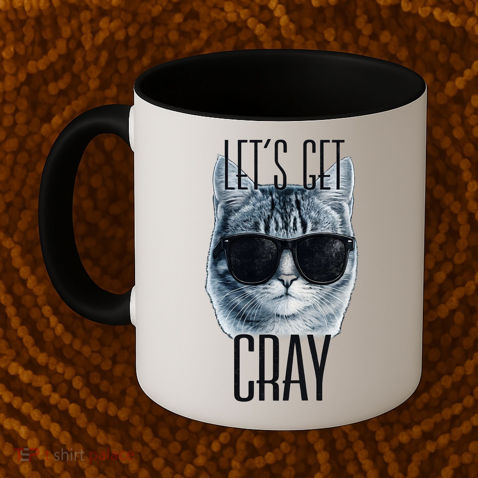 Let's Get Cray Funny Cat Meme Coffee Mug