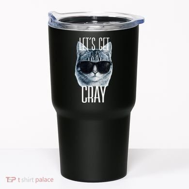 Let's Get Cray Funny Cat Meme Tumbler