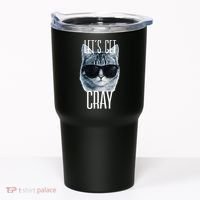 Let's Get Cray Funny Cat Meme Tumbler thumb 0