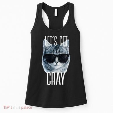 Let's Get Cray Funny Cat Meme Women's Tank Top