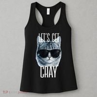 Let's Get Cray Funny Cat Meme Women's Tank Top thumb 3