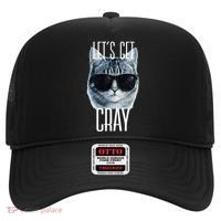 Let's Get Cray Funny Cat Meme Hat thumb 0