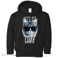 Let's Get Cray Funny Cat Meme Toddler Hoodie thumb 0
