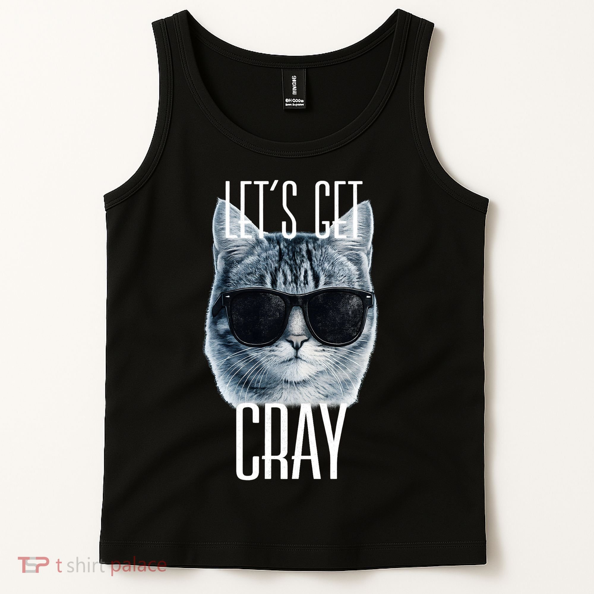 Let's Get Cray Funny Cat Meme Tank Top