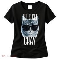 Let's Get Cray Funny Cat Meme Women's T-Shirt thumb 0