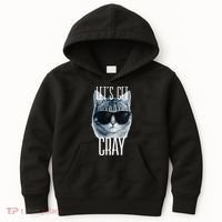 Let's Get Cray Funny Cat Meme Kids Hoodie thumb 0