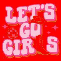 Lets Go Cowgirl Hat Cowboy Boots Bachelorette Party Santa Hat thumb 1