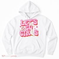 Lets Go Cowgirl Hat Cowboy Boots Bachelorette Party Hoodie thumb 0