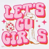 Lets Go Cowgirl Hat Cowboy Boots Bachelorette Party Sweatshirt thumb 3