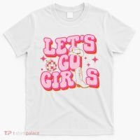 Lets Go Cowgirl Hat Cowboy Boots Bachelorette Party T-Shirt thumb 0