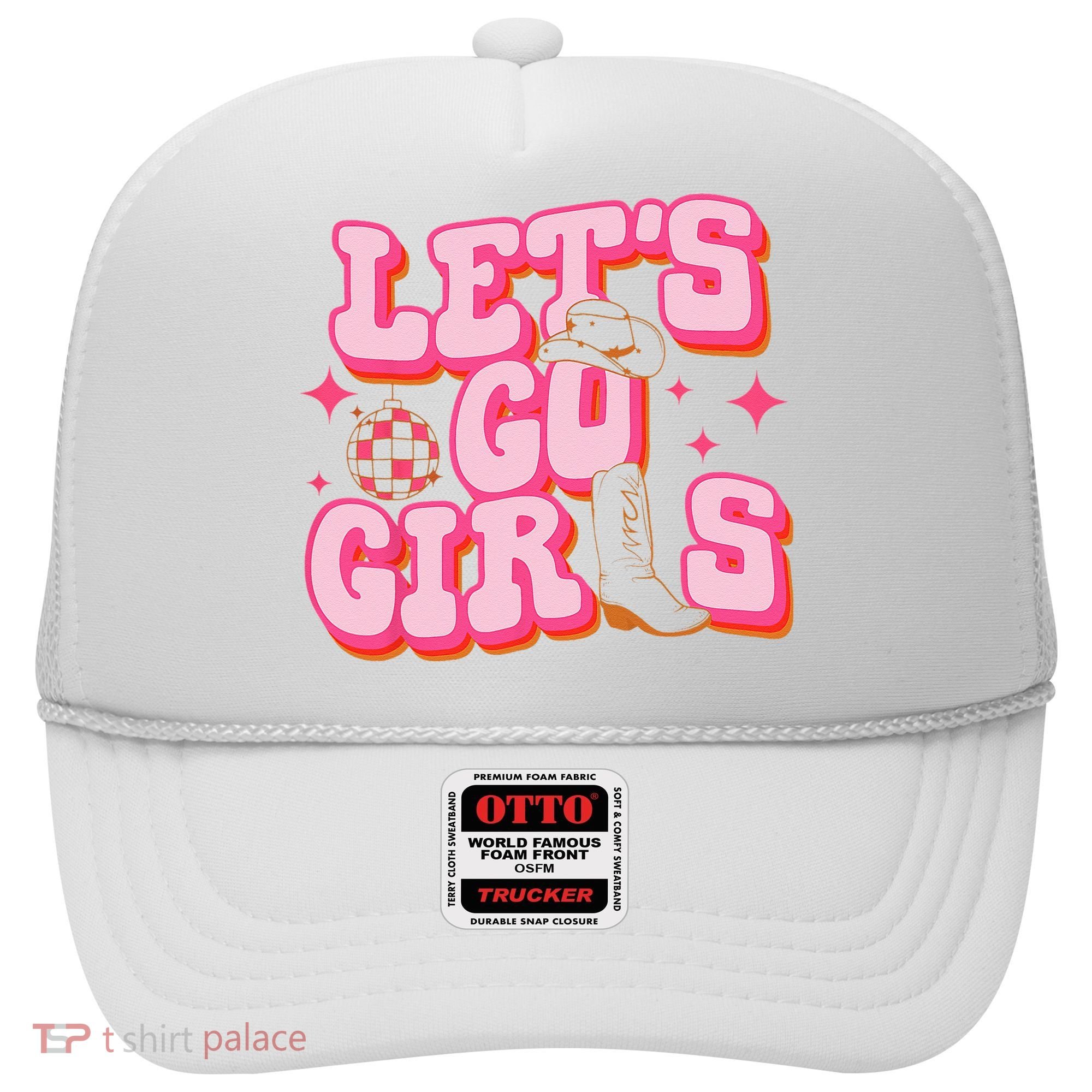 Lets Go Cowgirl Hat Cowboy Boots Bachelorette Party Hat