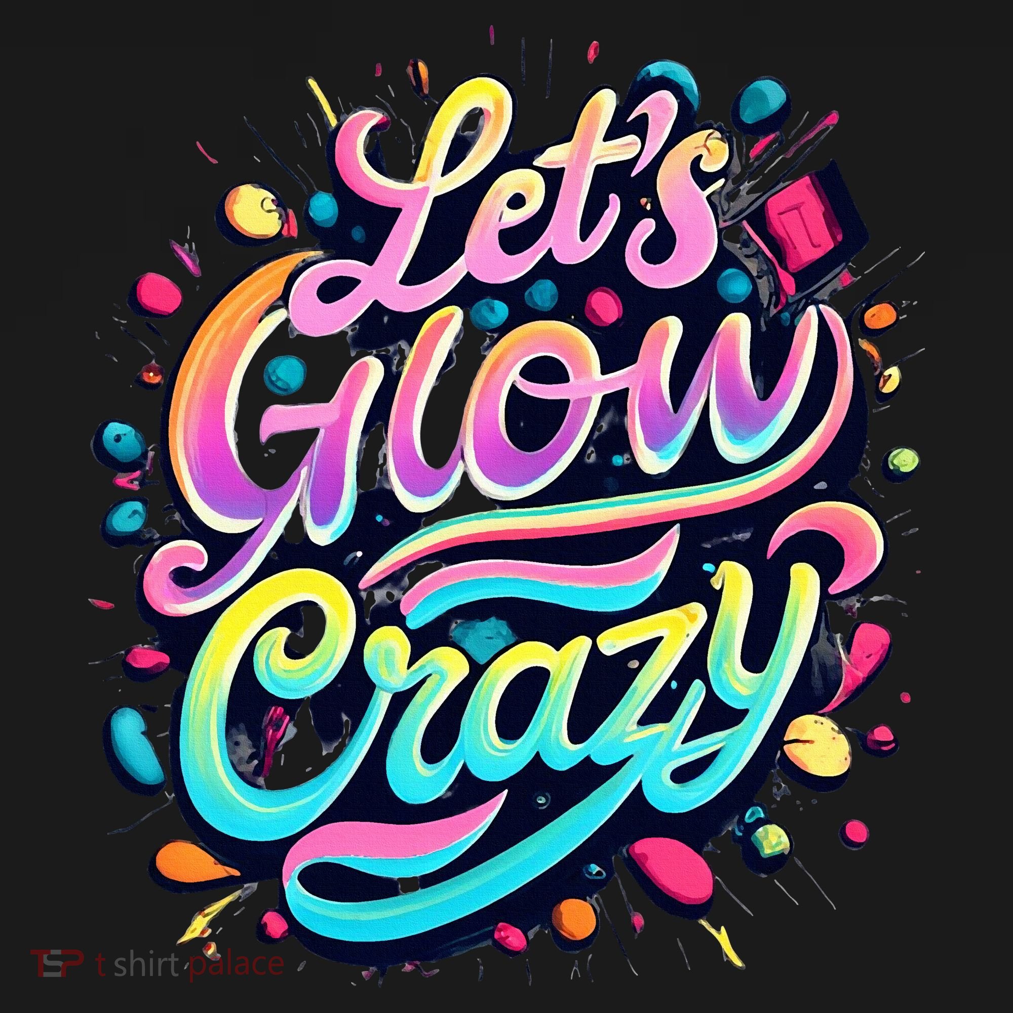 Let's Glow Crazy Women's Hoodie
