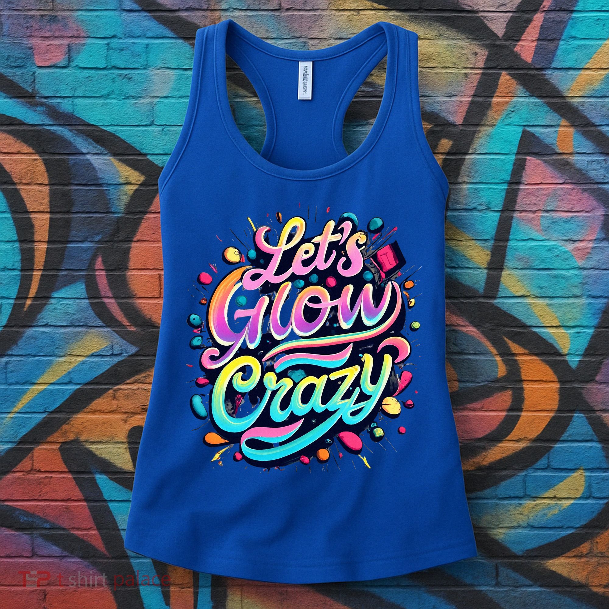 Let's Glow Crazy Women's Tank Top