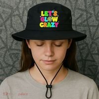 Let's Glowing Crazy In My Glowing Era Team Party Matching Bucket Hat thumb 3