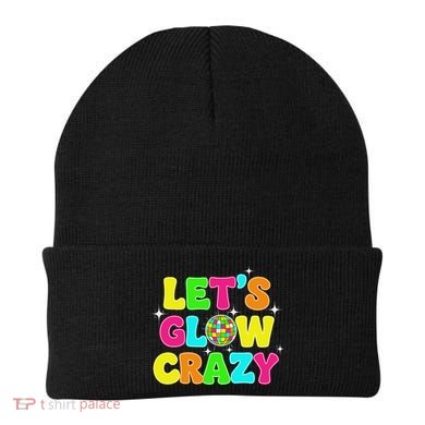 Let's Glowing Crazy In My Glowing Era Team Party Matching Beanie