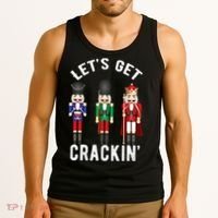 Lets Get Crackin Ballet Christmas Nutcracker Squad Tank Top thumb 3