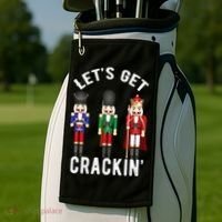 Lets Get Crackin Ballet Christmas Nutcracker Squad Golf Towel thumb 2