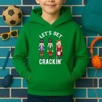 Lets Get Crackin Ballet Christmas Nutcracker Squad Kids Hoodie thumb 2