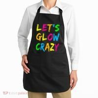 Let's Glow Crazy Glow Party 80s Retro Costume Party Lover  Apron thumb 2