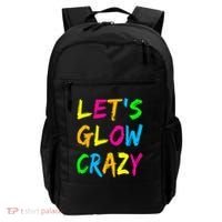 Let's Glow Crazy Glow Party 80s Retro Costume Party Lover  Backpack thumb 0