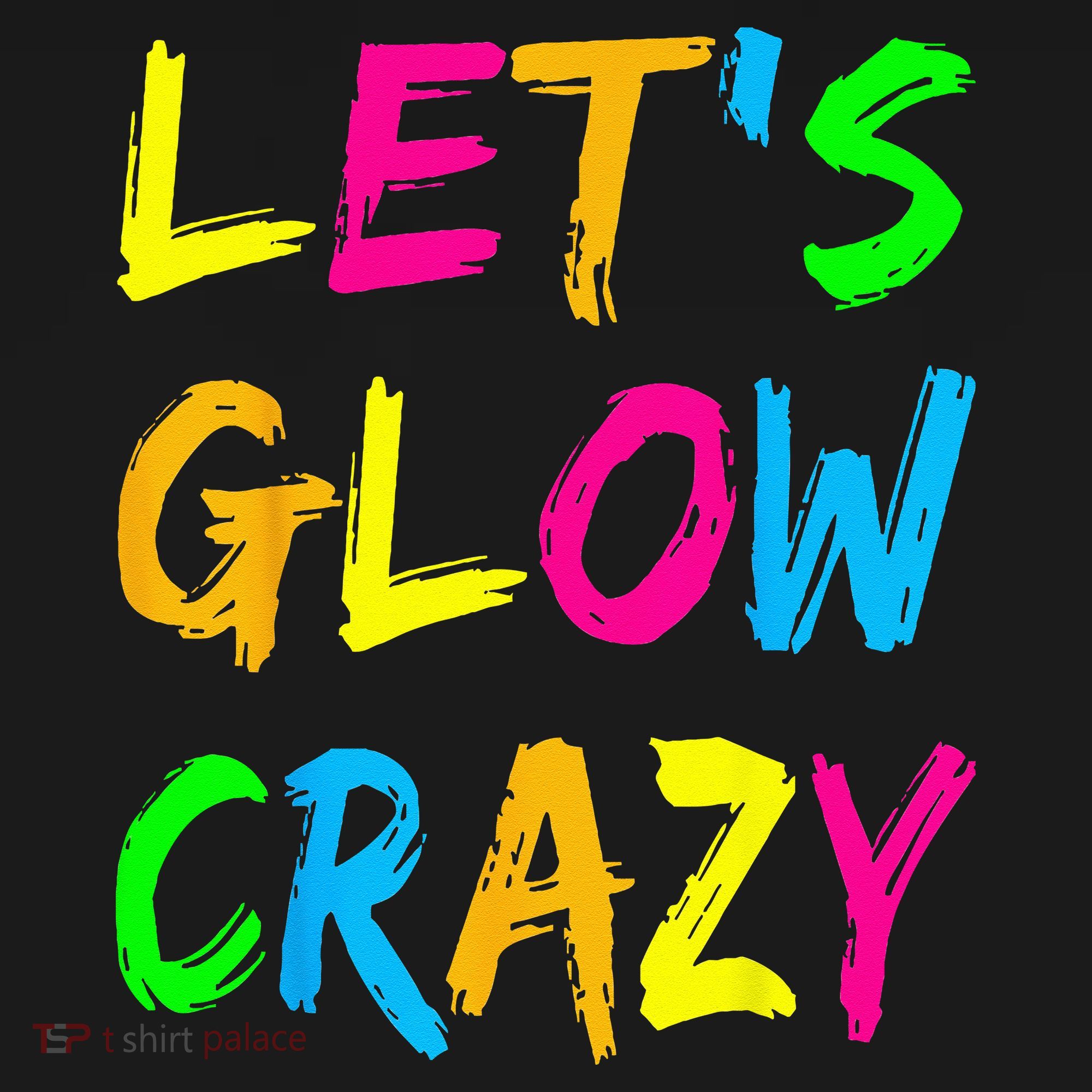 Let's Glow Crazy Glow Party 80s Retro Costume Party Lover  Women's Hoodie