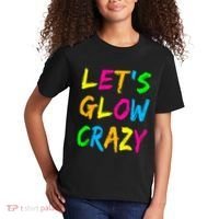 Let's Glow Crazy Glow Party 80s Retro Costume Party Lover  Kids T-Shirt thumb 2