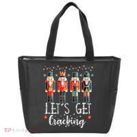 Lets Get Cracking Christmas Nutcracker Ballet Tote Bag thumb 0